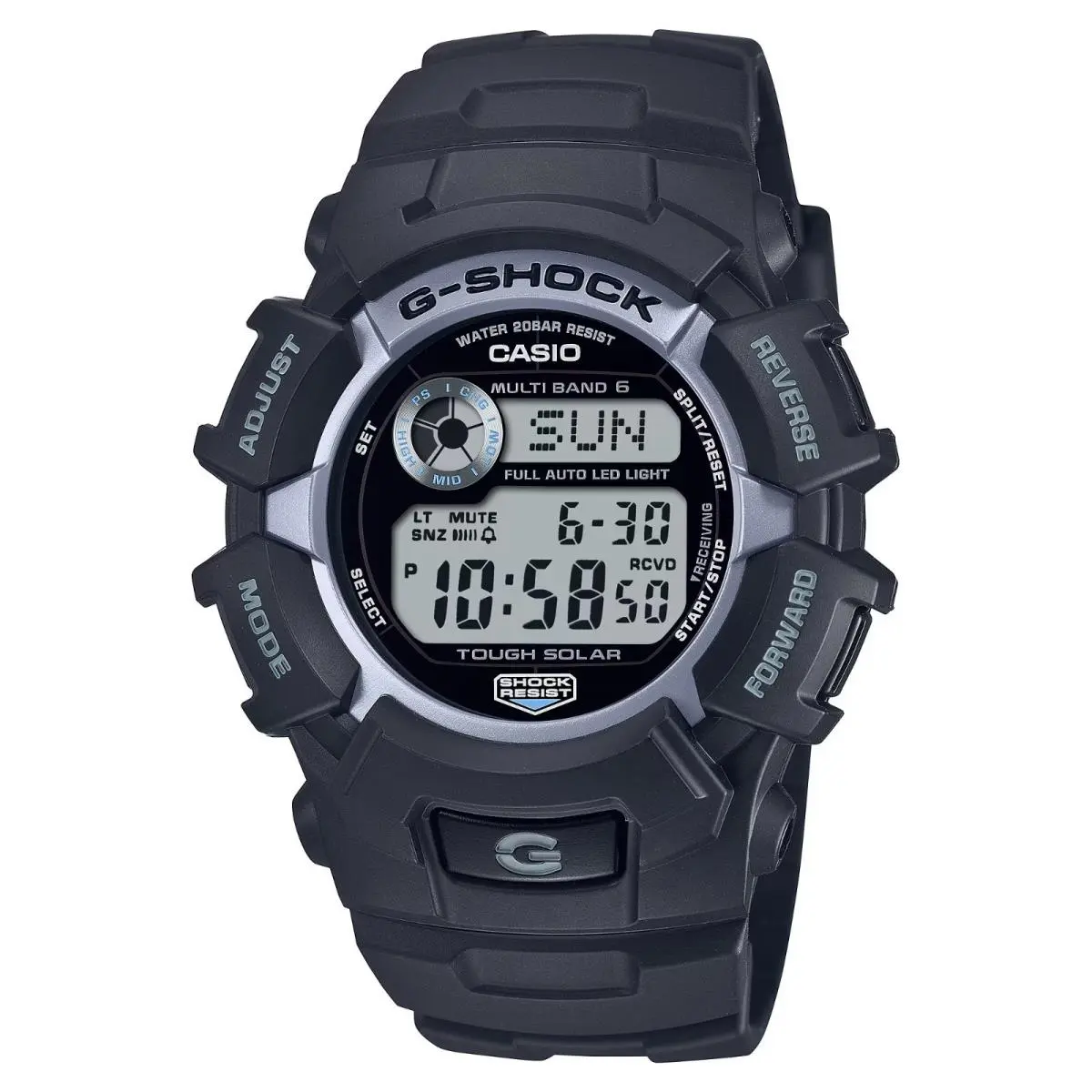 Casio G-shock Digital 2300 Series Aluminum Case Resin Band Watch GW2320FP-1A2
