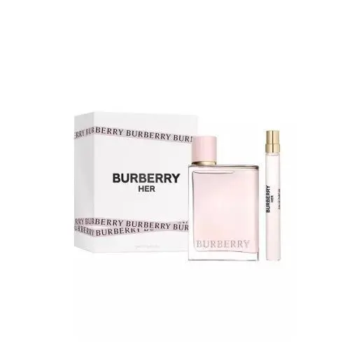 Burberry Her By Burberry 2 Pcs Set For Women: 3.3oz Edp Spray + 0.33 oz Edp Sp
