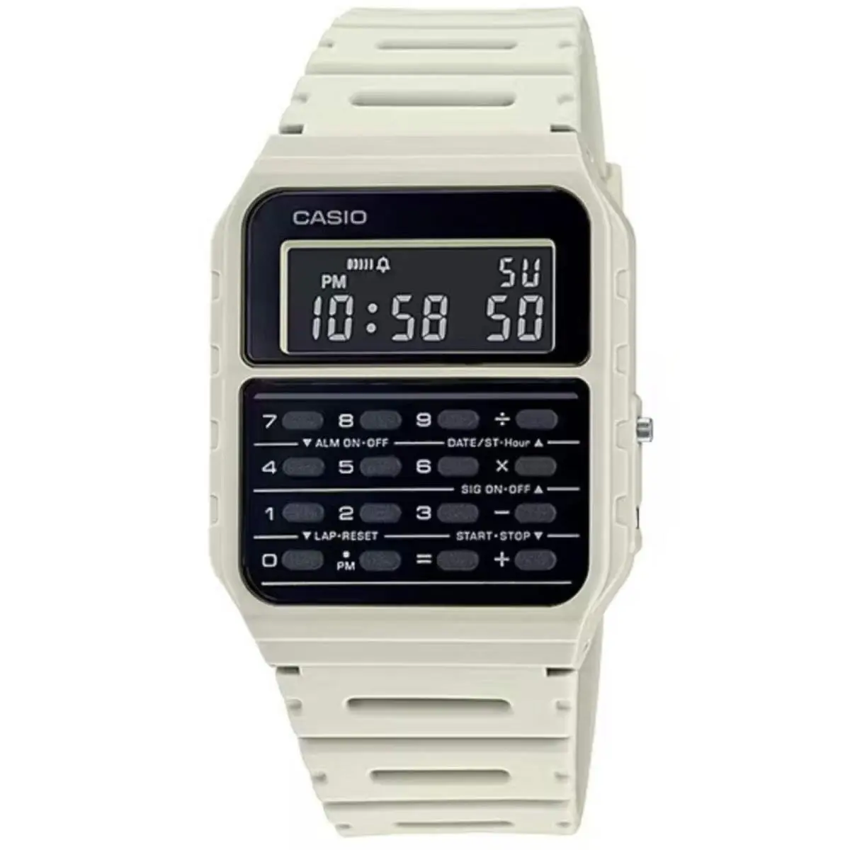CA53WF-8B Calculator Digital Watch Resin Band Negative Display CA-53WF by Casio
