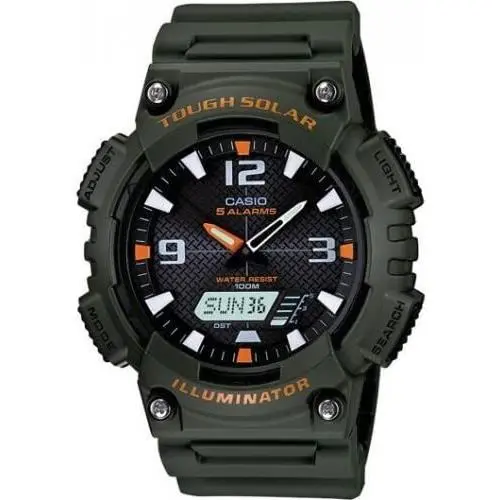 Casio AQS810W-3AV Ana-digi Solar Men`s Watch
