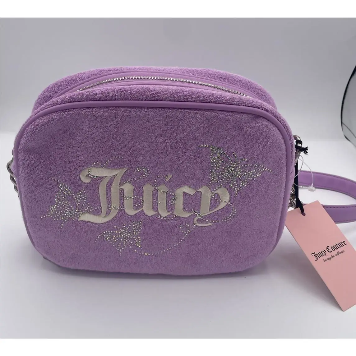 Juicy Couture Wing it Camera Bag Violet Tulle Retail