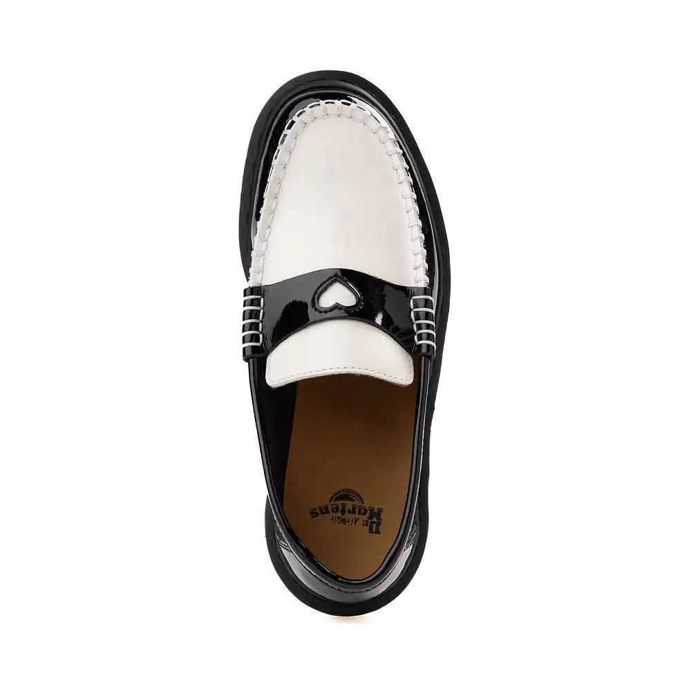 Womens Dr. Martens Penton Heart Loafer 6-11 Black White Doc Martens - multi