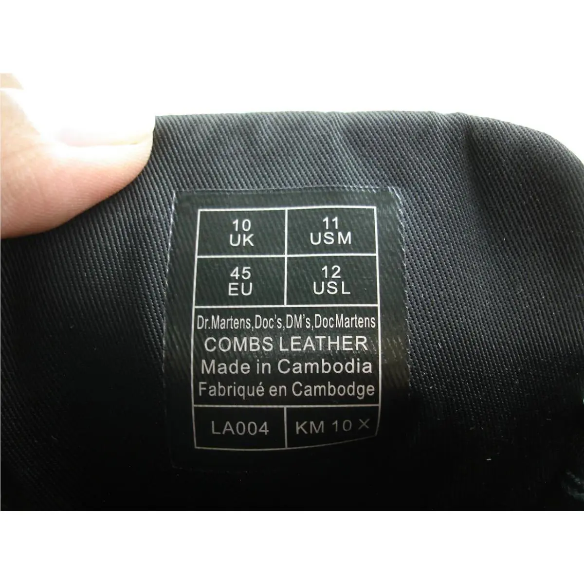 Dr. Martens shoes - Dr. Martens Combs - Martens Combs - Black, Manufacturer: Black 15