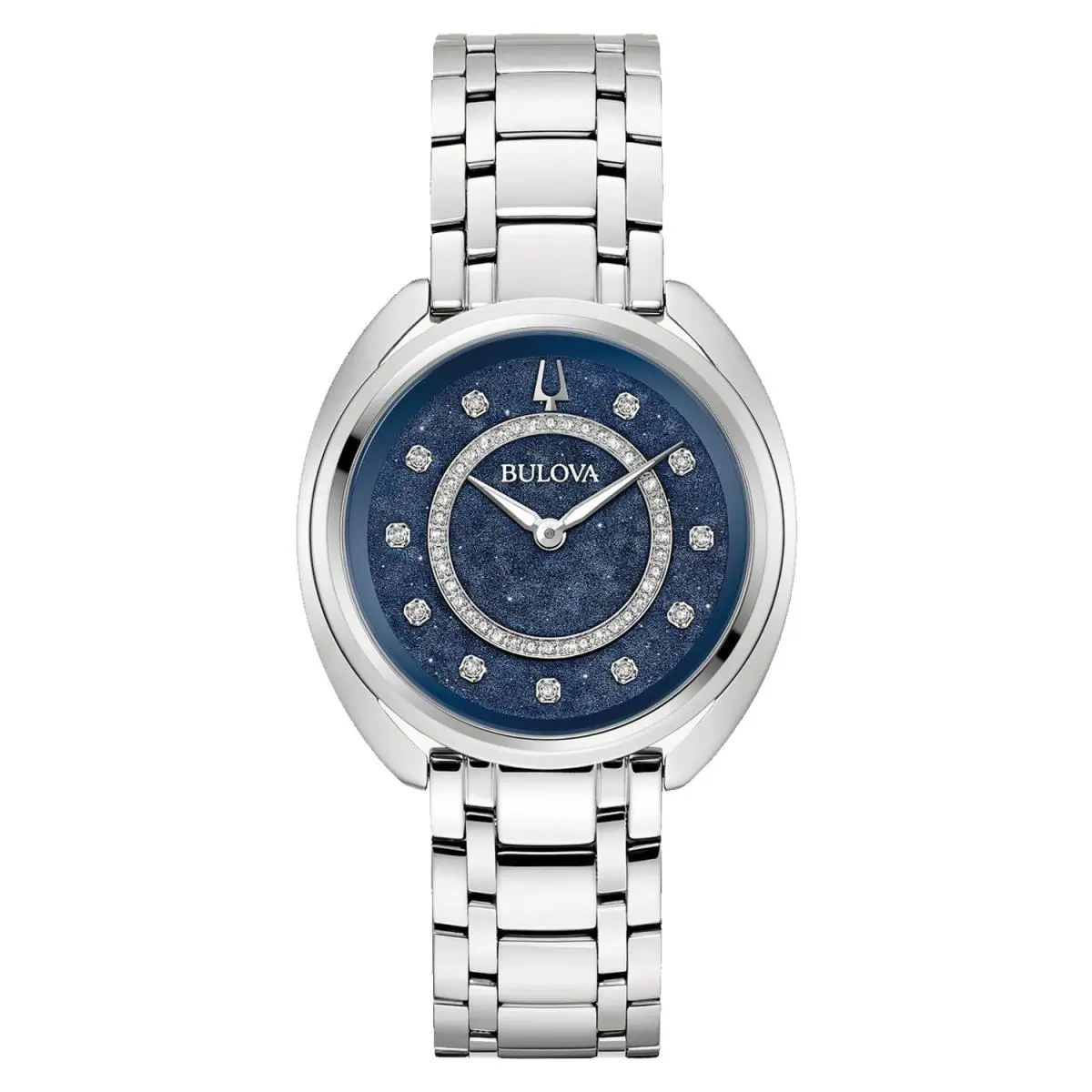 Bulova Women`s Classic Duality Blue Dial Watch - 96X160