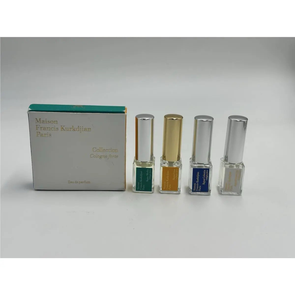 Maison Francis Kurkdjian Collection Aqua Cologne Forte Set 4 x 5ml 20ml Rare
