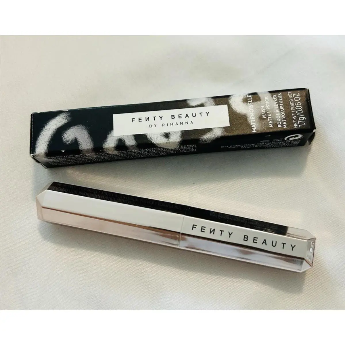 Mattemoiselle Plush Matte Lipstick Thicc Sultry Mauve Full Size by Fenty Beauty