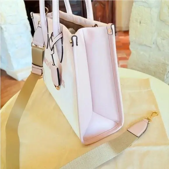 Mirella Medium EW Tote Crossbody Handbag/wristlet Wallet Blush Handbag by Michael Kors