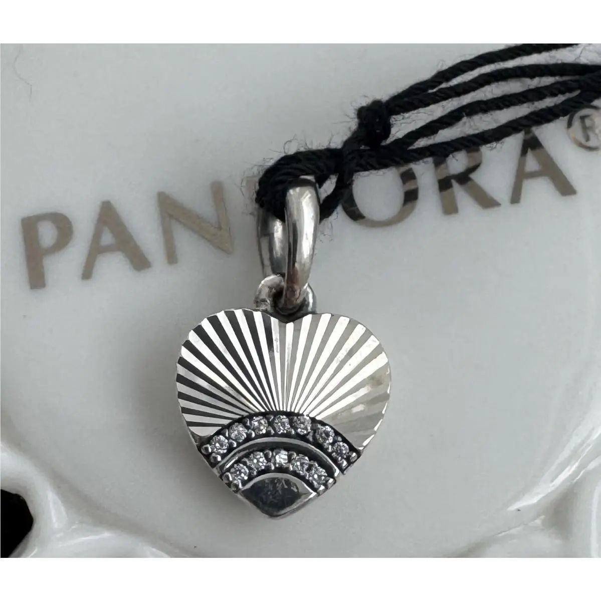 Fan of Love Heart Pendant 397286CZ by Pandora