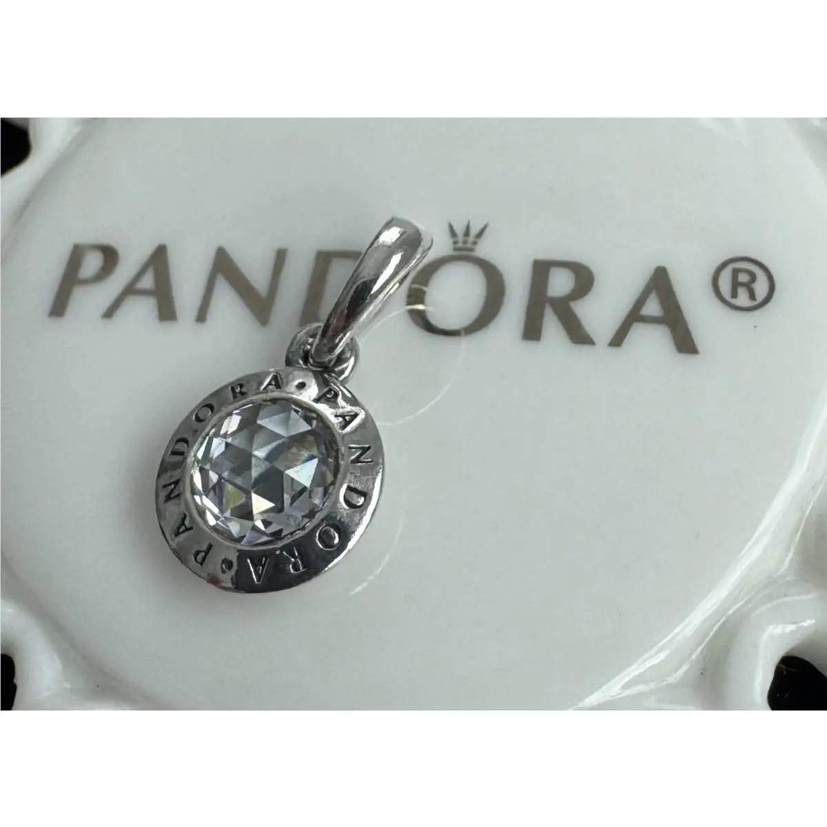 Pandora Radiant Logo Pendant 396217CZ