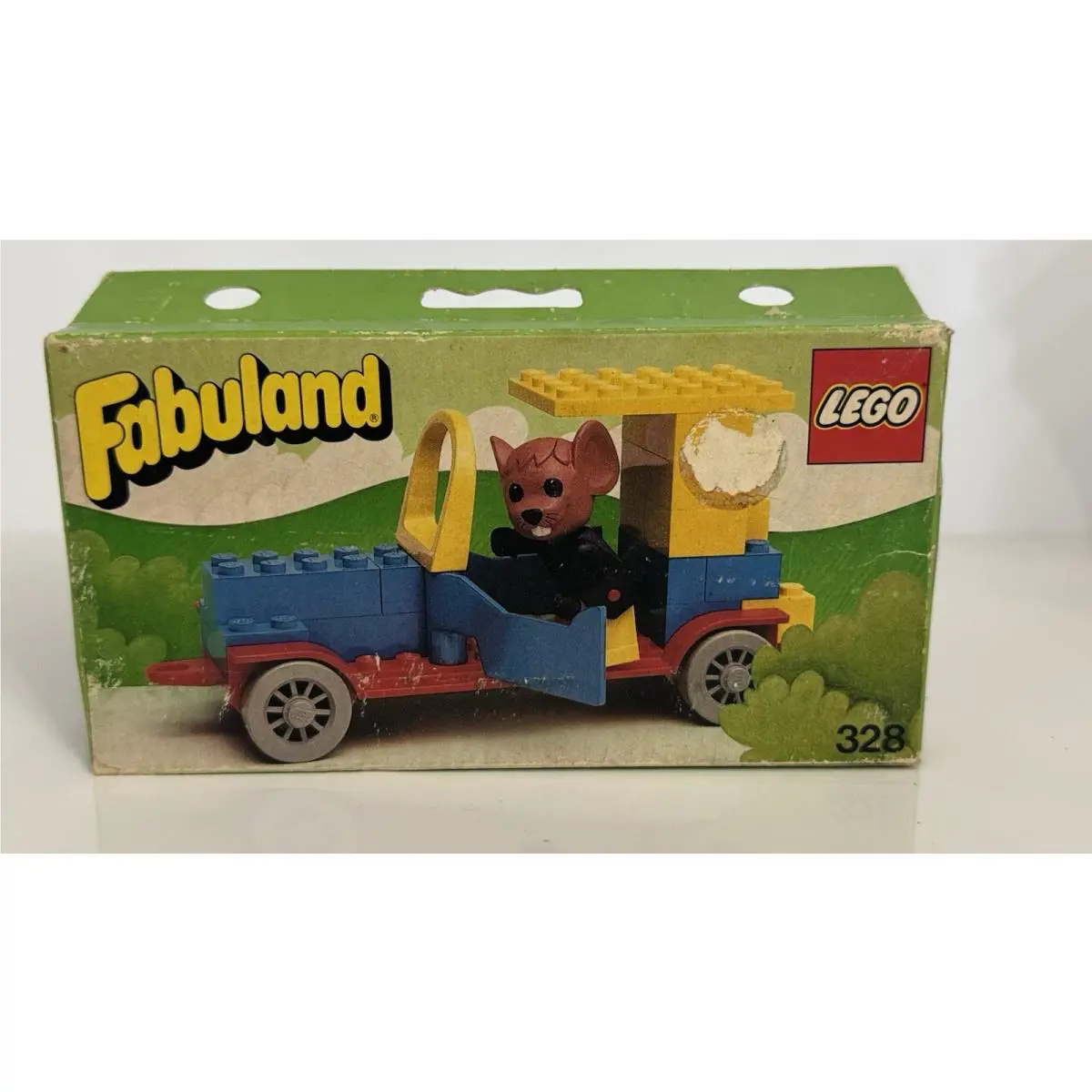 Vintage Lego Fabuland Set 328 Moe Mouse`s Roadster