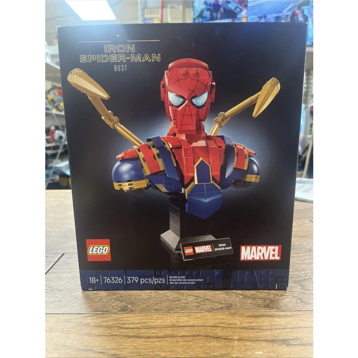 Lego Marvel Avengers Infinity Saga Iron Spider-man Bust 76326 Set