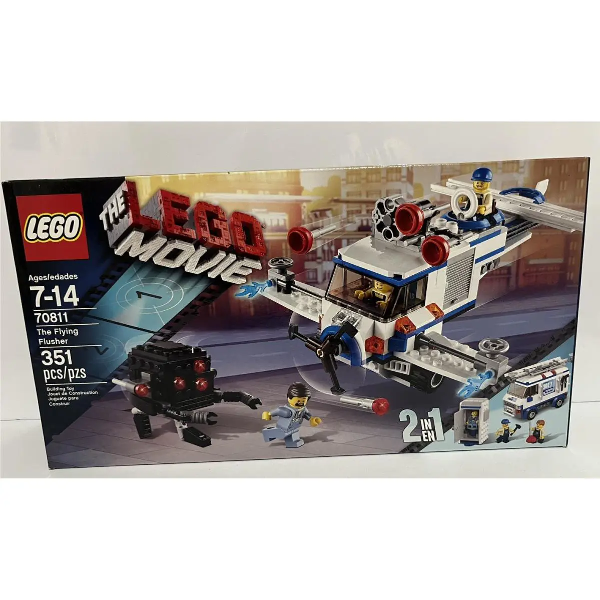 70811 Flyer Flusher Lego Movie Misb Legos Set Truck Plumber Outhouse