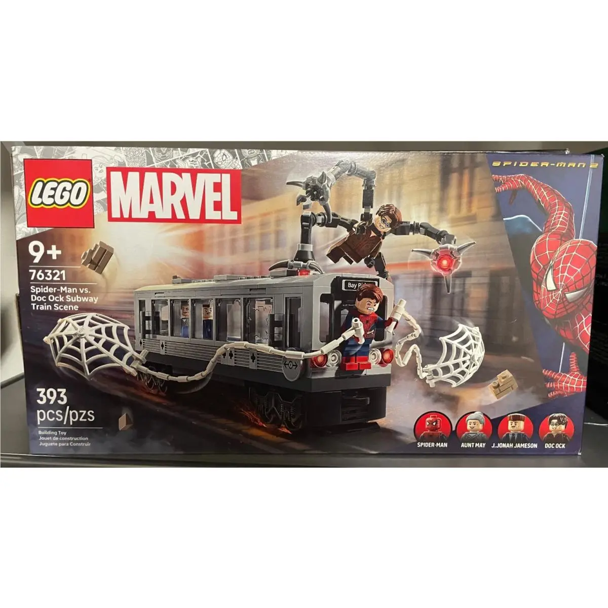 Lego/ Marvel Spider Man Vs. Doc Ock Subway Train Scene / 76321 / /