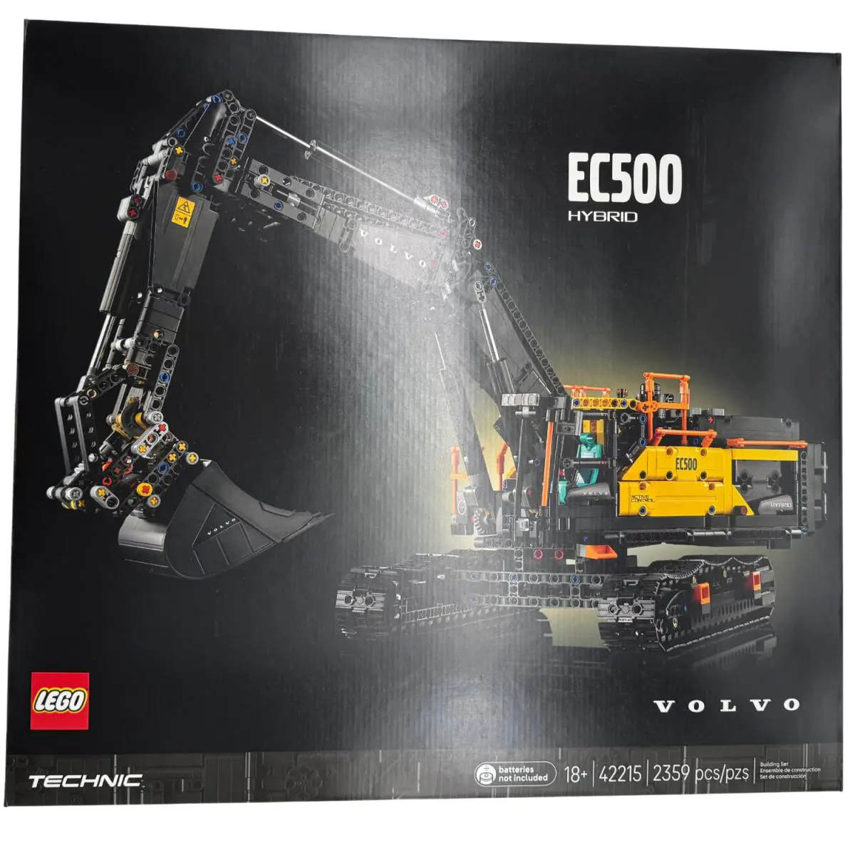 Lego Technic Volvo EC500 Hybrid Excavator Building Set 2359 Pieces For 18+