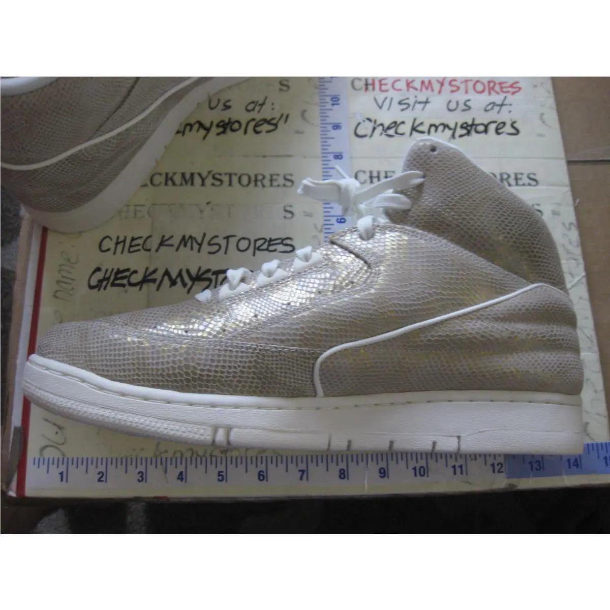 Nike shoes - Air Python 705066-102 Premium - Air Python Premium - 705066-102 - SAIL METALLIC/GOLD 9