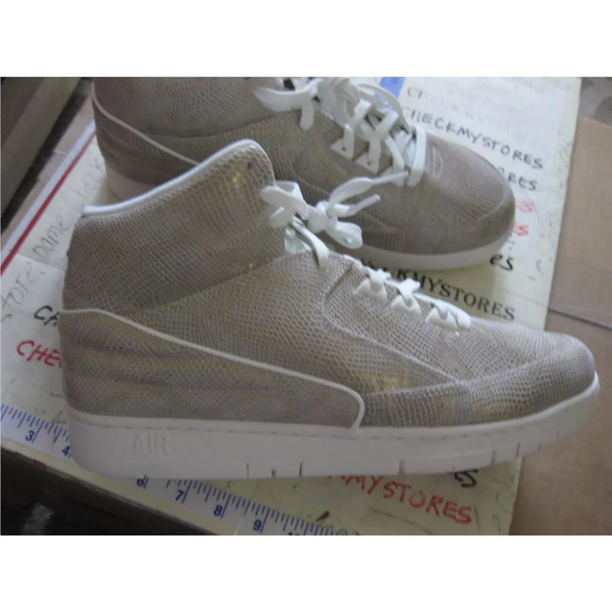 Nike shoes - Air Python 705066-102 Premium - Air Python Premium - 705066-102 - SAIL METALLIC/GOLD 5