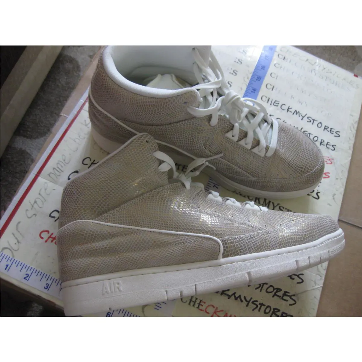 Nike shoes - Air Python 705066-102 Premium - Air Python Premium - 705066-102 - SAIL METALLIC/GOLD 11