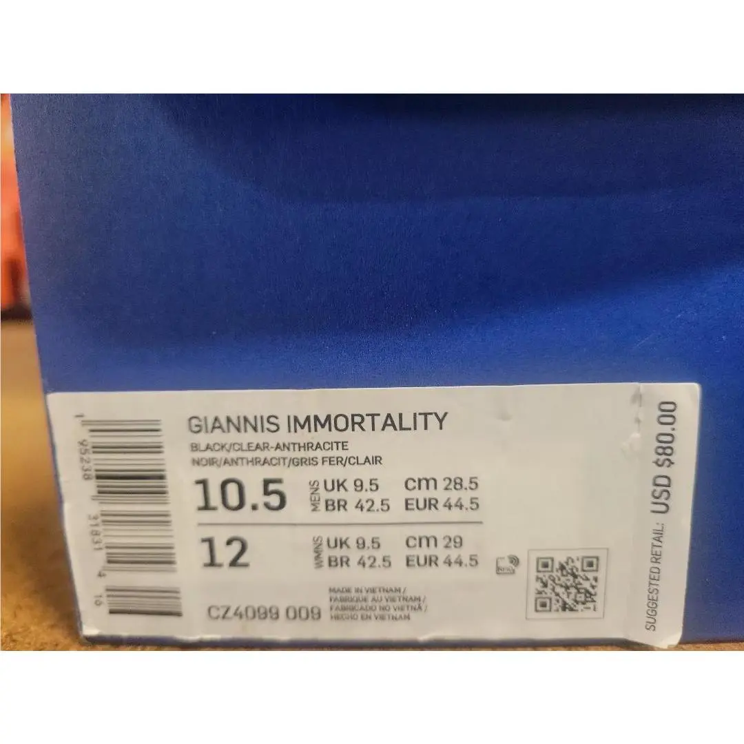 Nike shoes - Nike Giannis Immortality - Giannis Immortality - CZ4099 009 - Black Clear Anthracite 4