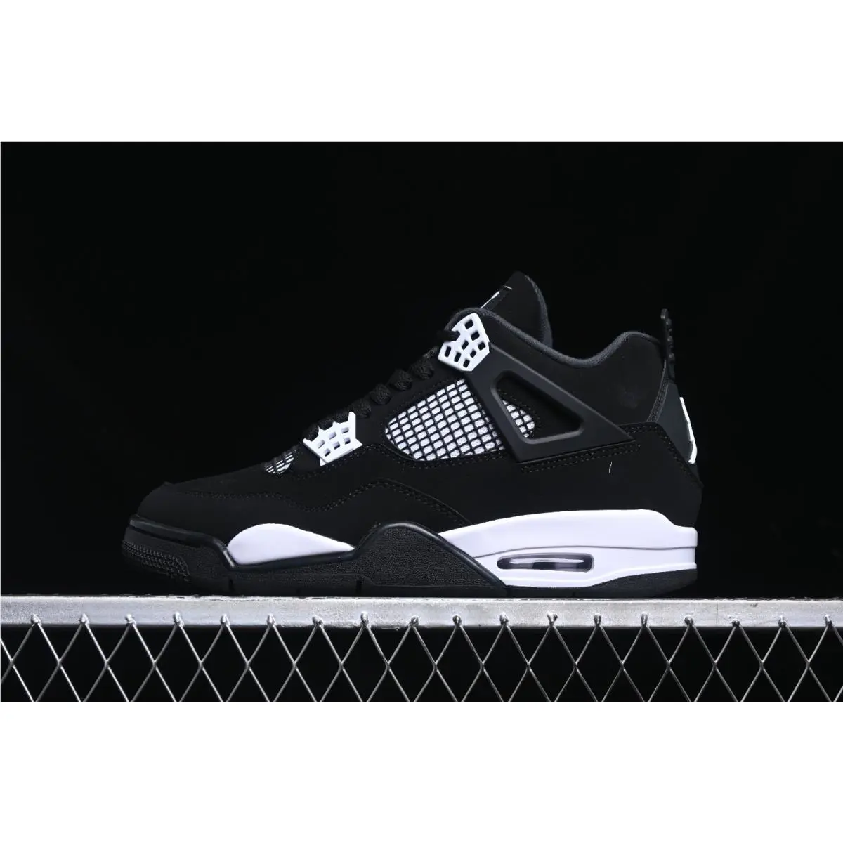 Nike shoes - Air Jordan 4 - Air - White/Black 0