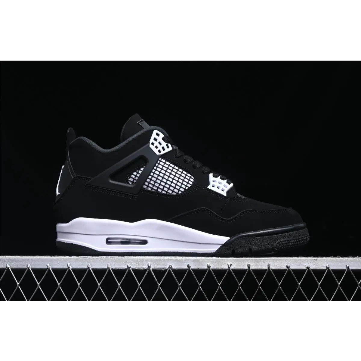 Nike shoes - Air Jordan 4 - Air - White/Black 1