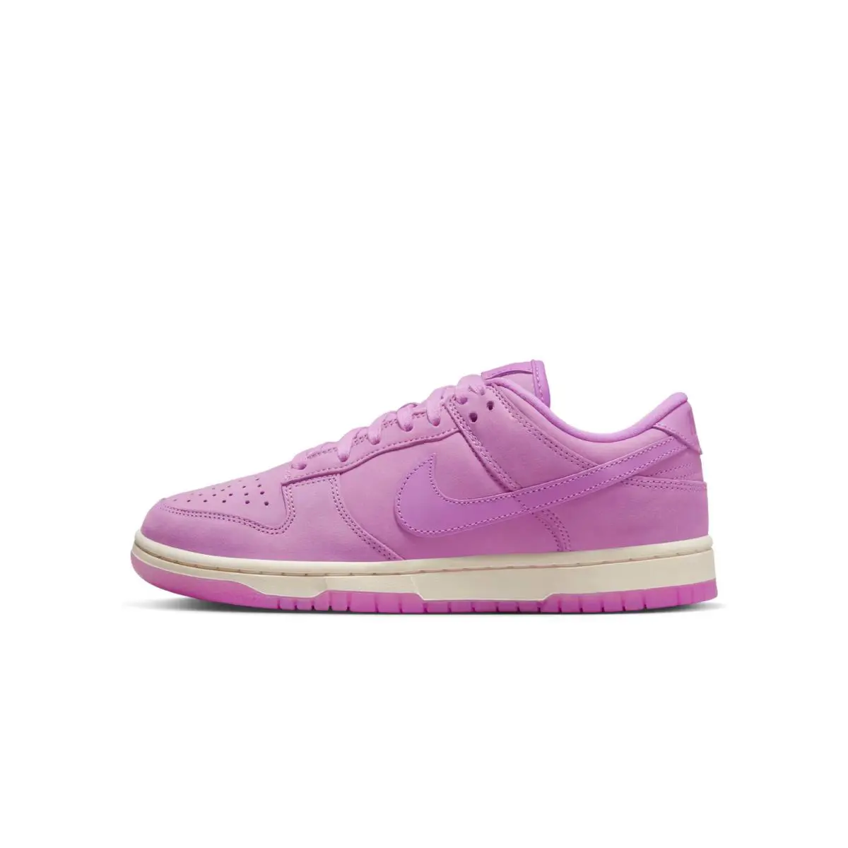 Nike Dunk Low DV7415-500 Sneakers Women`s 8 Rush Fuchsia Lifestyle Shoes HAM331 - Pink