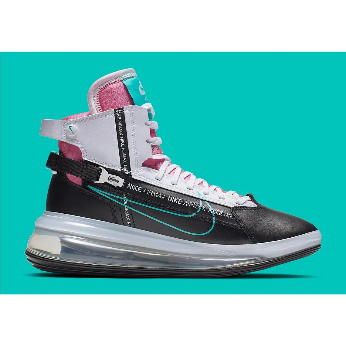 Nike shoes - Black, Hyper Jade, White 1