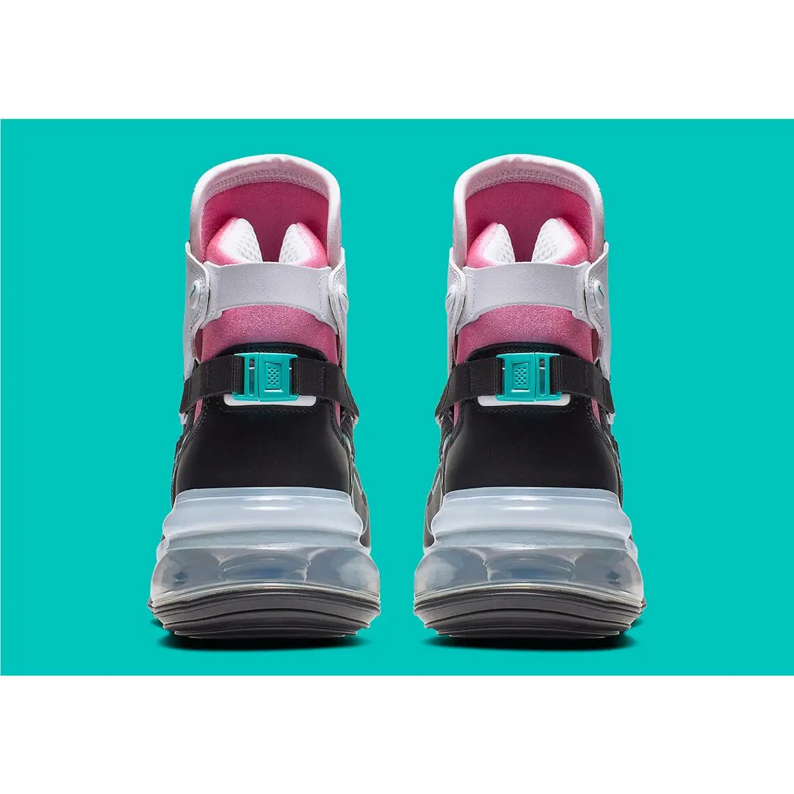 Nike shoes - Black, Hyper Jade, White 3