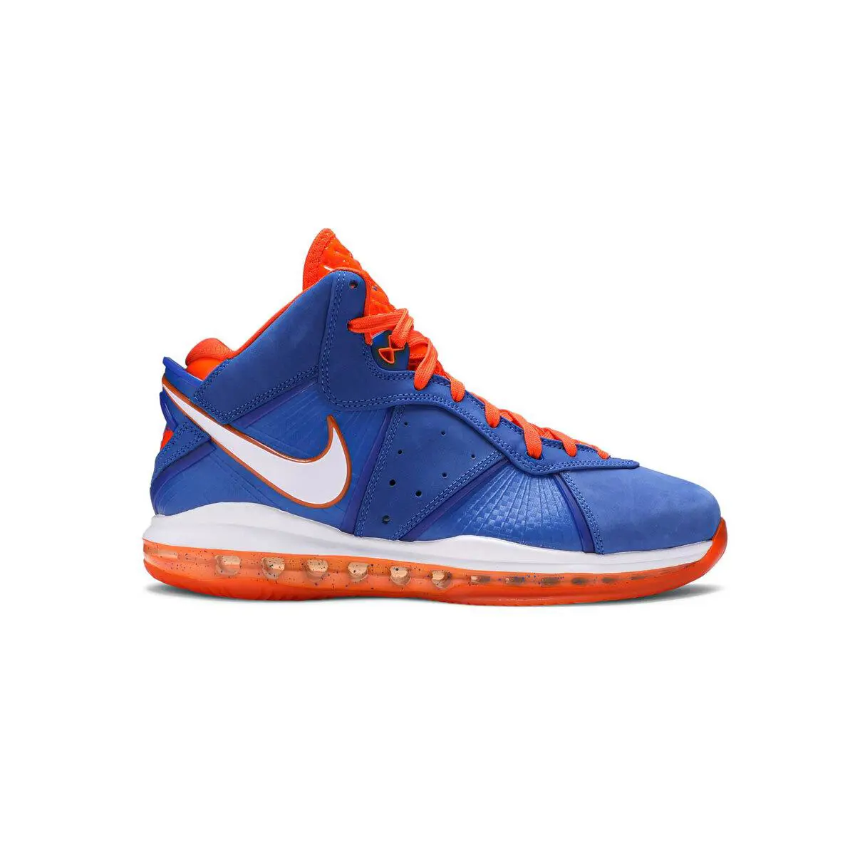 Nike Lebron 8 Viii Hardwood 2021 Men`s CV1750-400 Royal/orange/white SZ 7-15