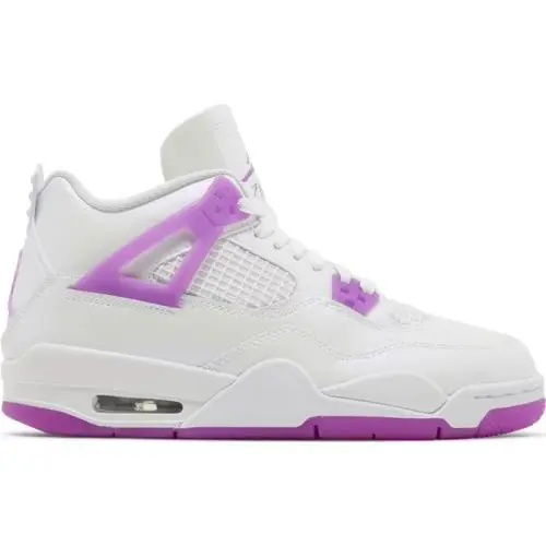 Grade School Youth Size Nike Air Jordan 4 Retro `hyper Violet` FQ1314 151