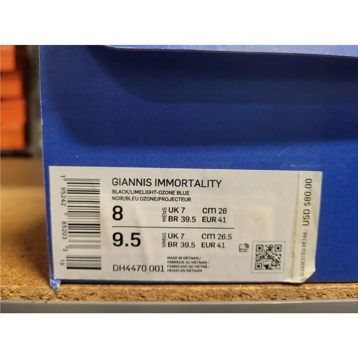 Nike shoes - Nike Giannis Immortality - Giannis Immortality - DH4470 001 - Black Limelight Ozone Blue 5