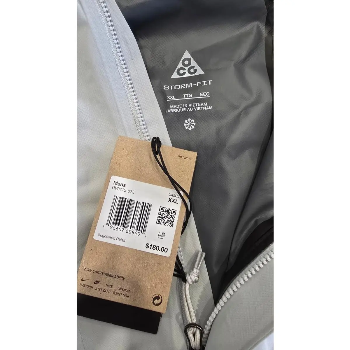 Nike clothing - Nike ACG Cascade Rains - ACG Cascade Rains - DV9415025 - Photon Dust/Summit White 8