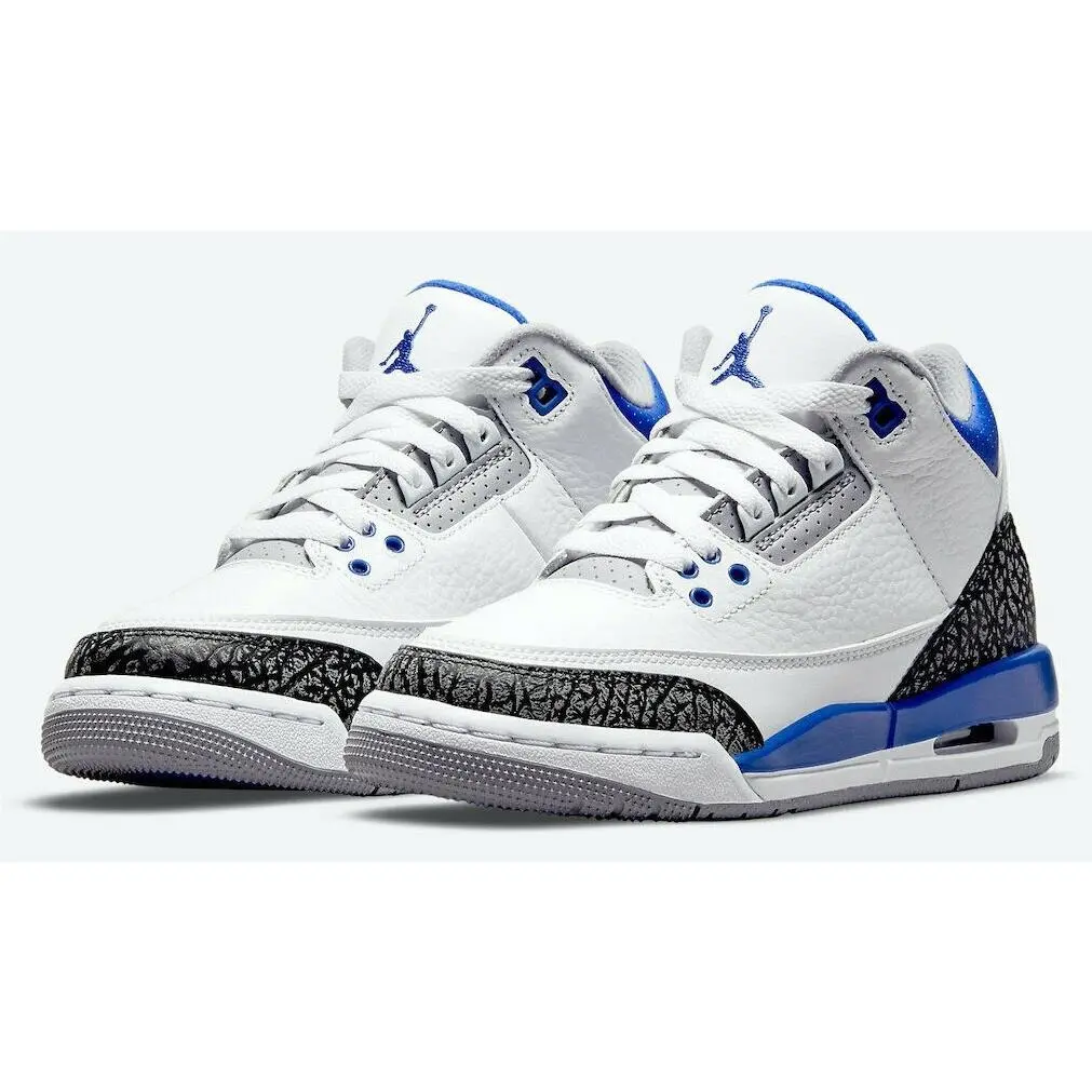 Nike shoes - Air Jordan 3 - Air - CT8532 145 - White/Black/Cement Grey/Racer Blue 2