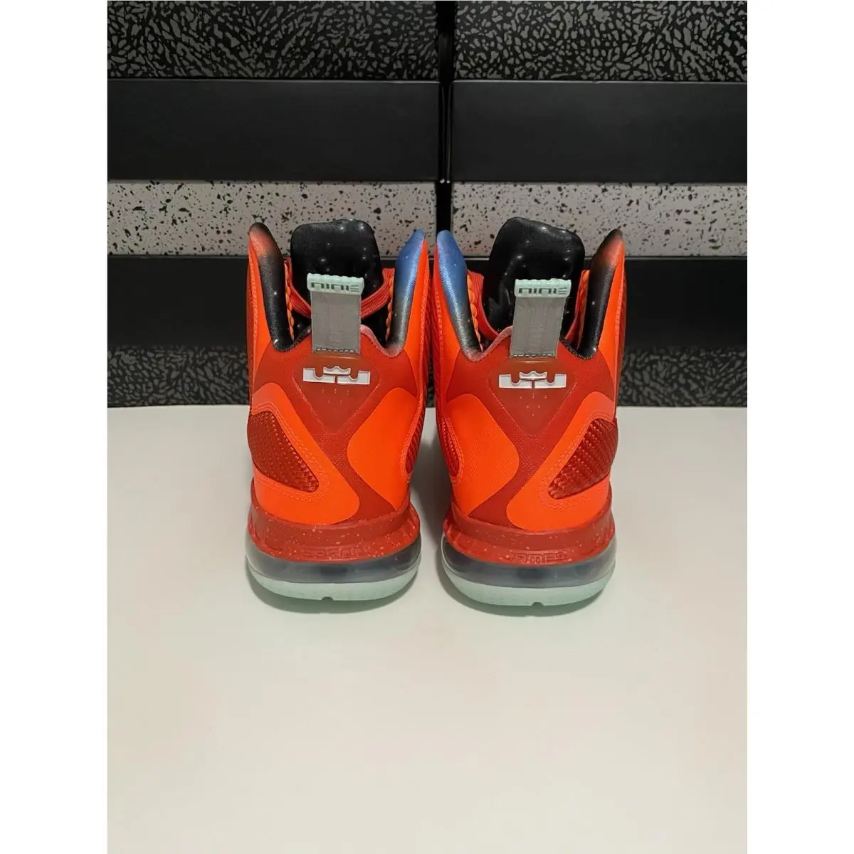 Nike shoes - Nike LeBron IX 9 - LeBron - DH8006-800 - Total Orange/Reflect Silver 1