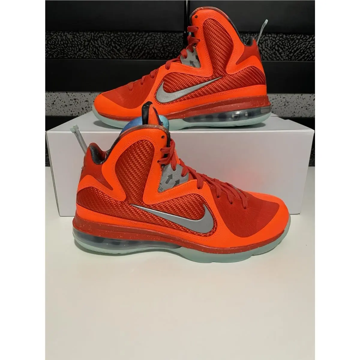 Nike shoes - Nike LeBron IX 9 - LeBron - DH8006-800 - Total Orange/Reflect Silver 5