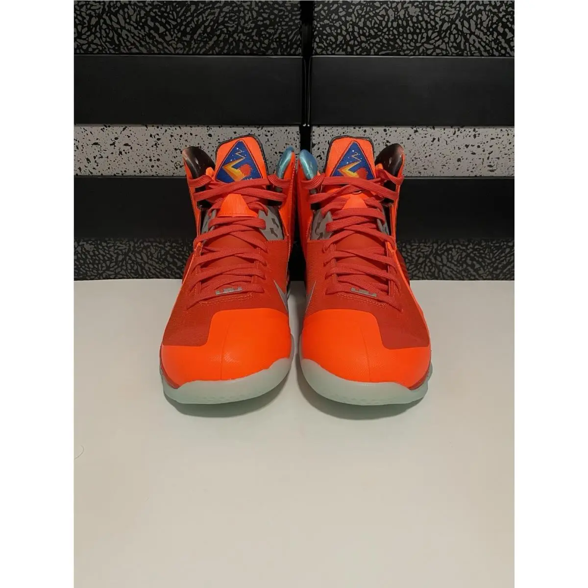 Nike shoes - Nike LeBron IX 9 - LeBron - DH8006-800 - Total Orange/Reflect Silver 6