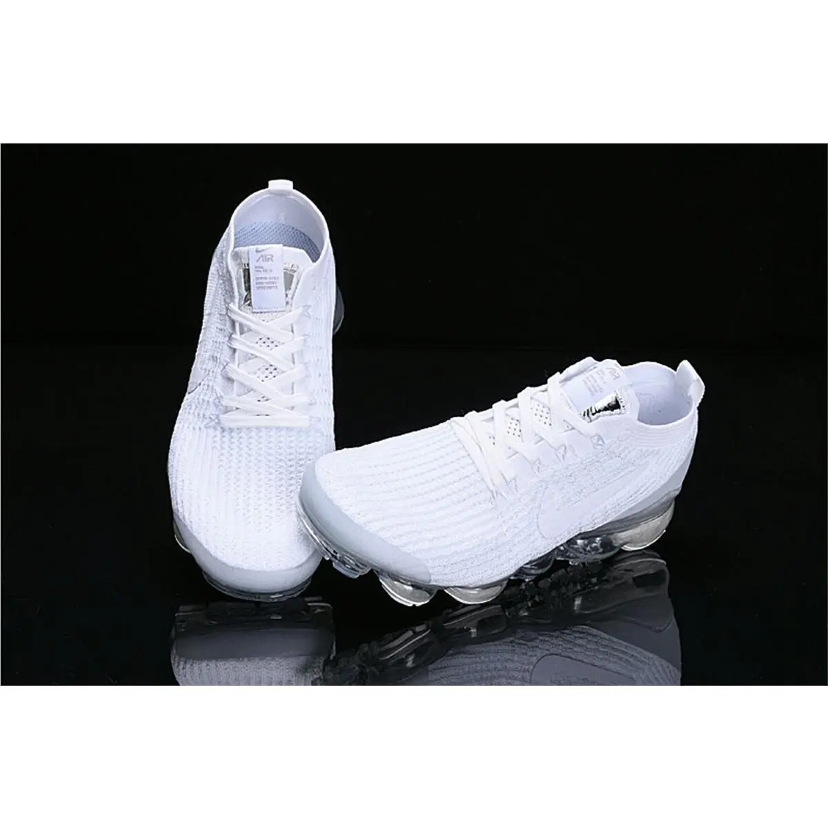 Nike shoes - Air VaporMax Flyknit 2019 FK - White Grey 0