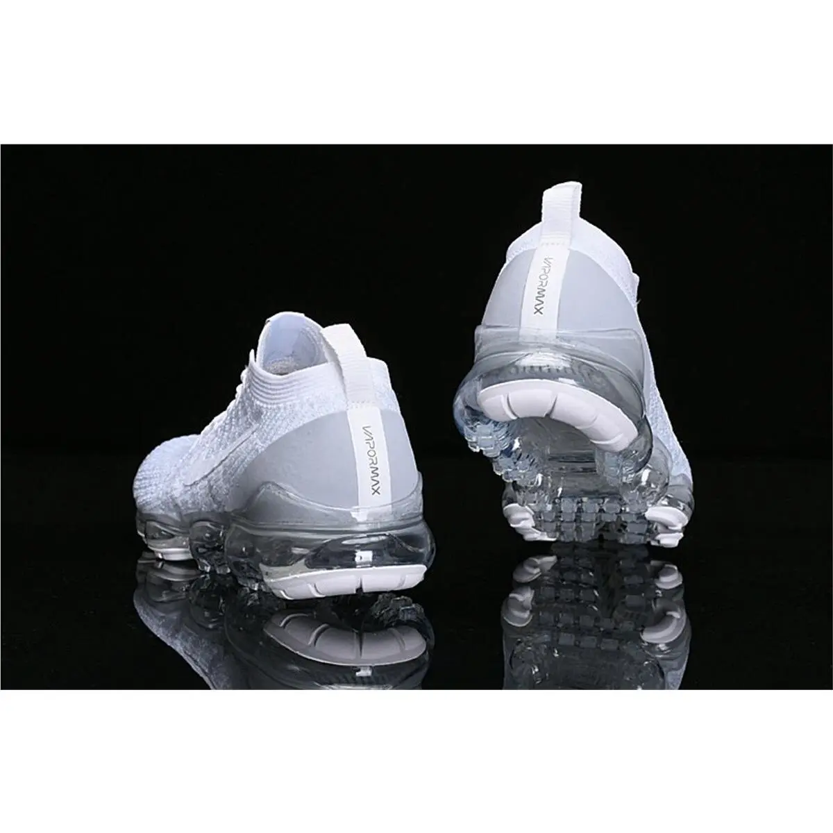 Nike shoes - Air VaporMax Flyknit 2019 FK - White Grey 2