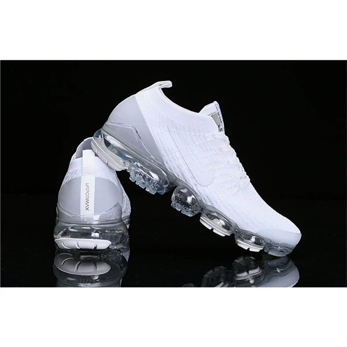 Nike shoes - Air VaporMax Flyknit 2019 FK - White Grey 5