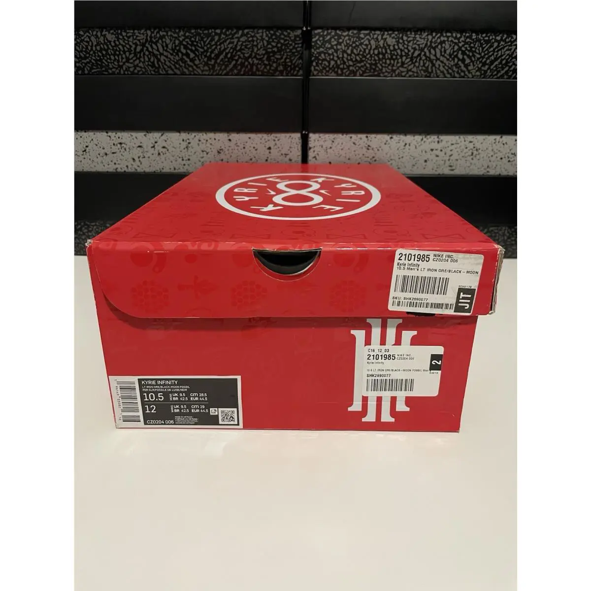 Nike shoes - Nike Kyrie Infinity - Kyrie Infinity - CZ0204-006 - LT Iron Ore/Black-Moon Fossil 12