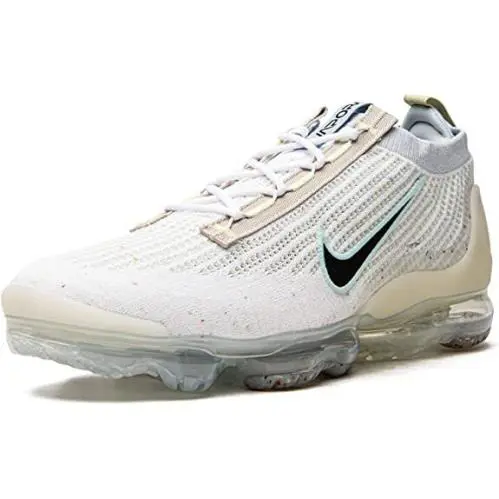 Men`s Nike Air Vapormax 2021 Flyknit Running Shoes - White/Black/Light Madder Root