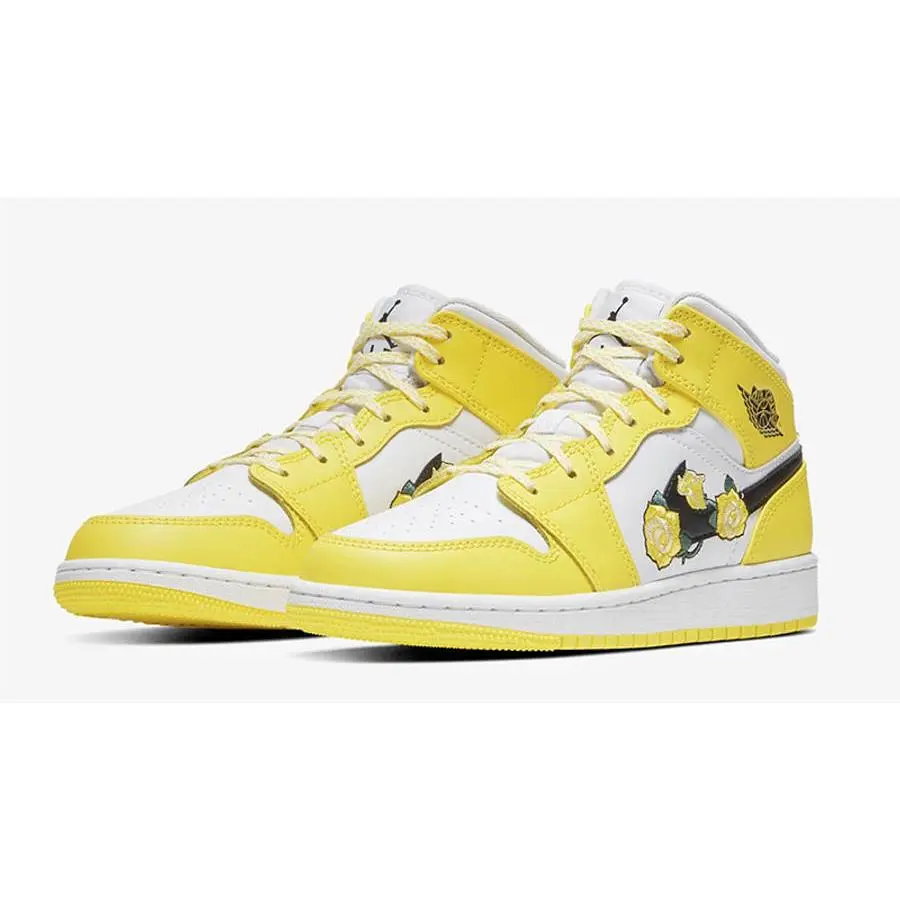 Nike shoes - Jordan 1 Mid - Mid - AV5174 700 - Dynamic Yellow/Black/White 2
