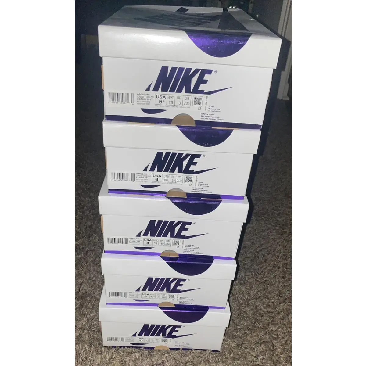 Nike shoes - Air Jordan 1 - Air - CD0461-151 - Purple 18