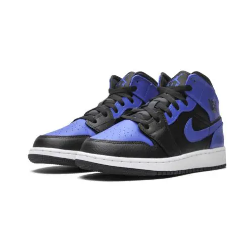 Nike shoes - Nike Air Jordan 1 Mid GS `Hyper Royal` - 554725-077 - Black 0