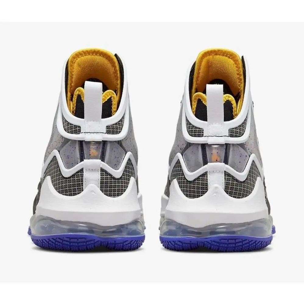 Nike shoes - Nike LeBron 19 - LeBron - CZ0203-400 CZ0203-002 - Black/Persian Violet/White/University Gold 3