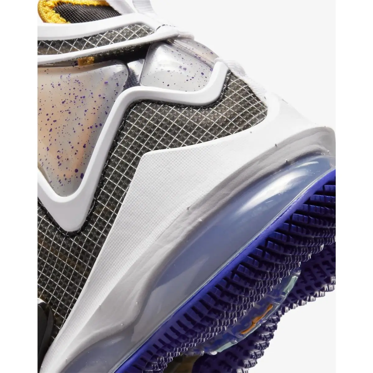 Nike shoes - Nike LeBron 19 - LeBron - CZ0203-400 CZ0203-002 - Black/Persian Violet/White/University Gold 5