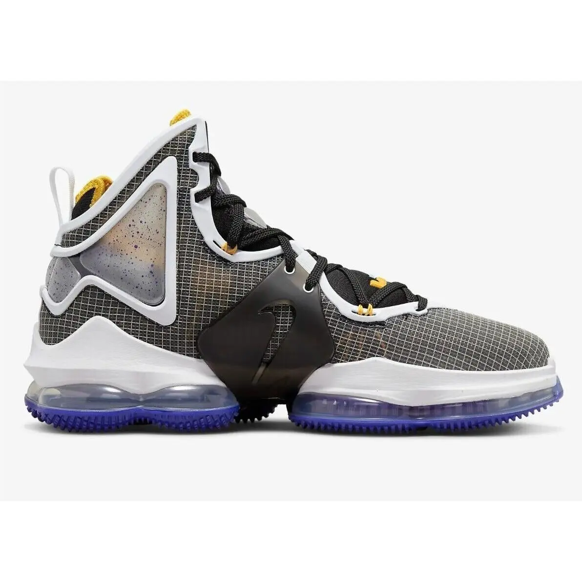 Nike shoes - Nike LeBron 19 - LeBron - CZ0203-400 CZ0203-002 - Black/Persian Violet/White/University Gold 8