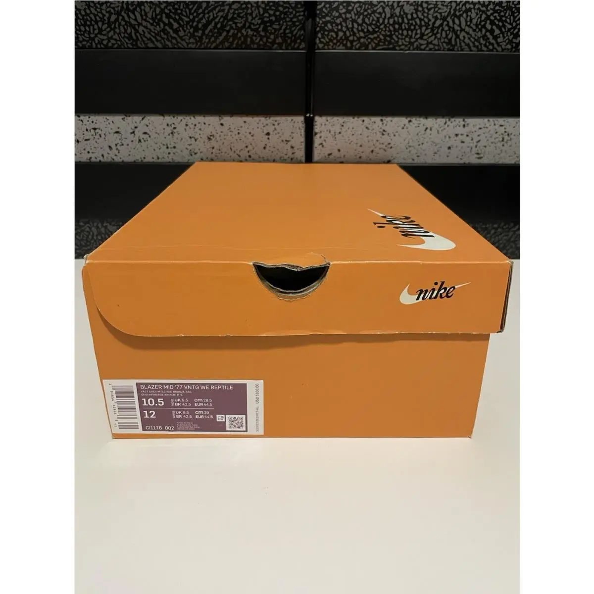 Nike shoes - Nike Blazer Mid ‘77 VNTG WE Reptile - CI1176-002 - Vast Grey/Metallic Red Bronze-Sail 5