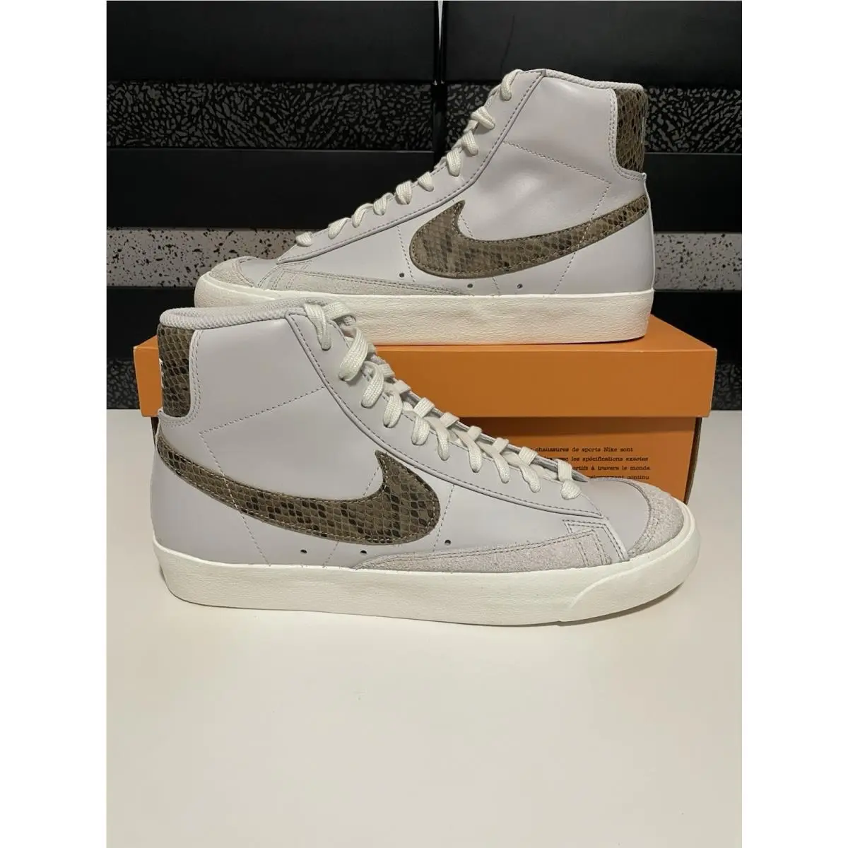 Nike shoes - Nike Blazer Mid ‘77 VNTG WE Reptile - CI1176-002 - Vast Grey/Metallic Red Bronze-Sail 6