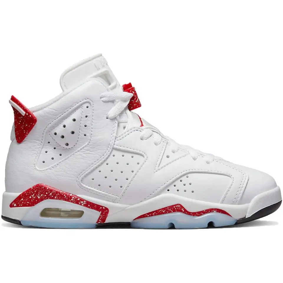 Nike shoes - Nike Air Jordan 6 - Air - White/University Red/Black 4