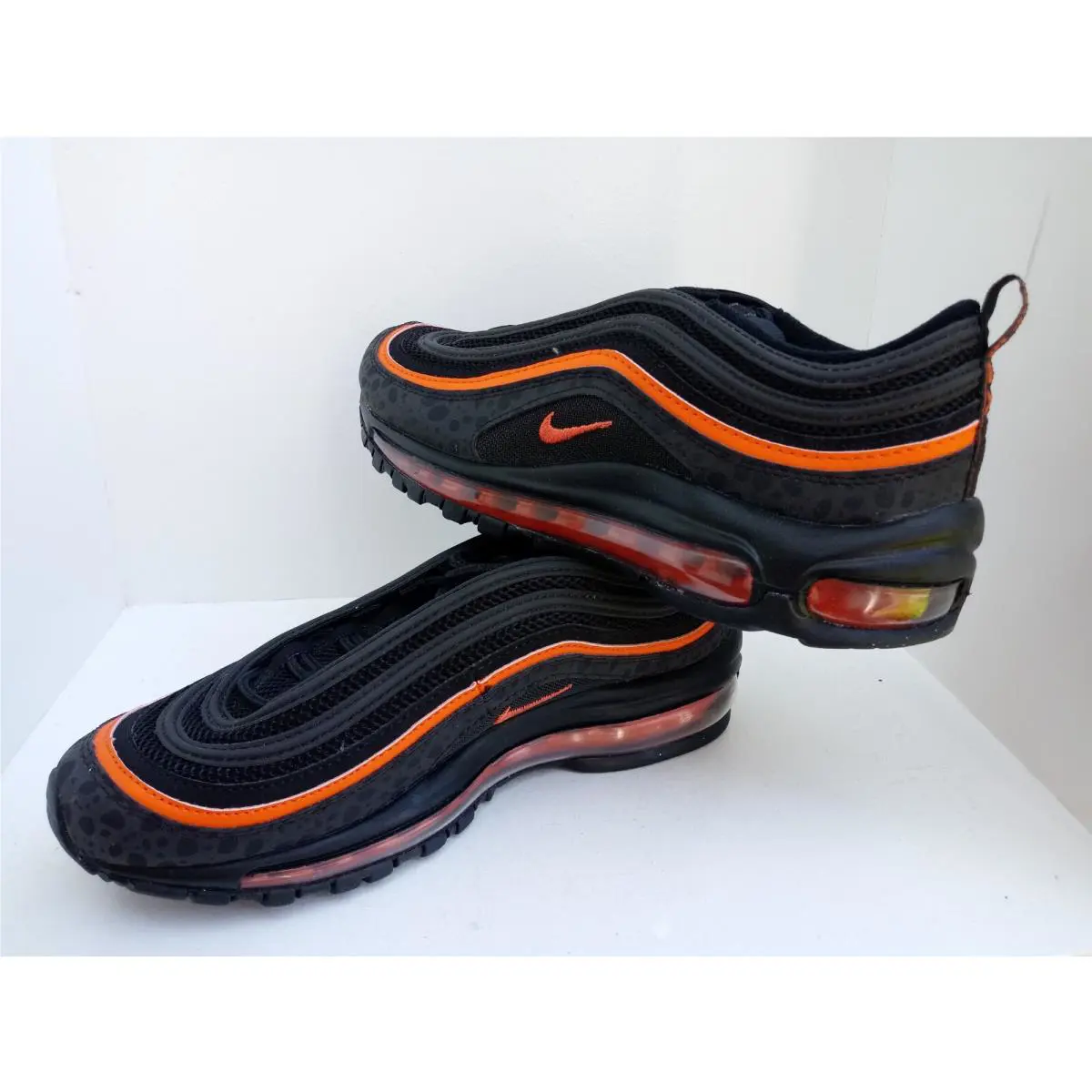 Nike shoes - NIKE AIR MAX 97 GS - DX3088-001 - BLACK/SAFETY ORANGE 9